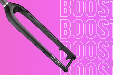 New WHISKY No.9 Boost Long-Travel Rigid Carbon Fork.