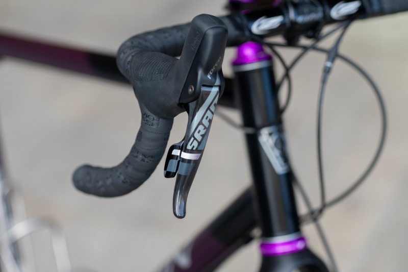 Shifter details on the Engin Ultimate Bicycle.